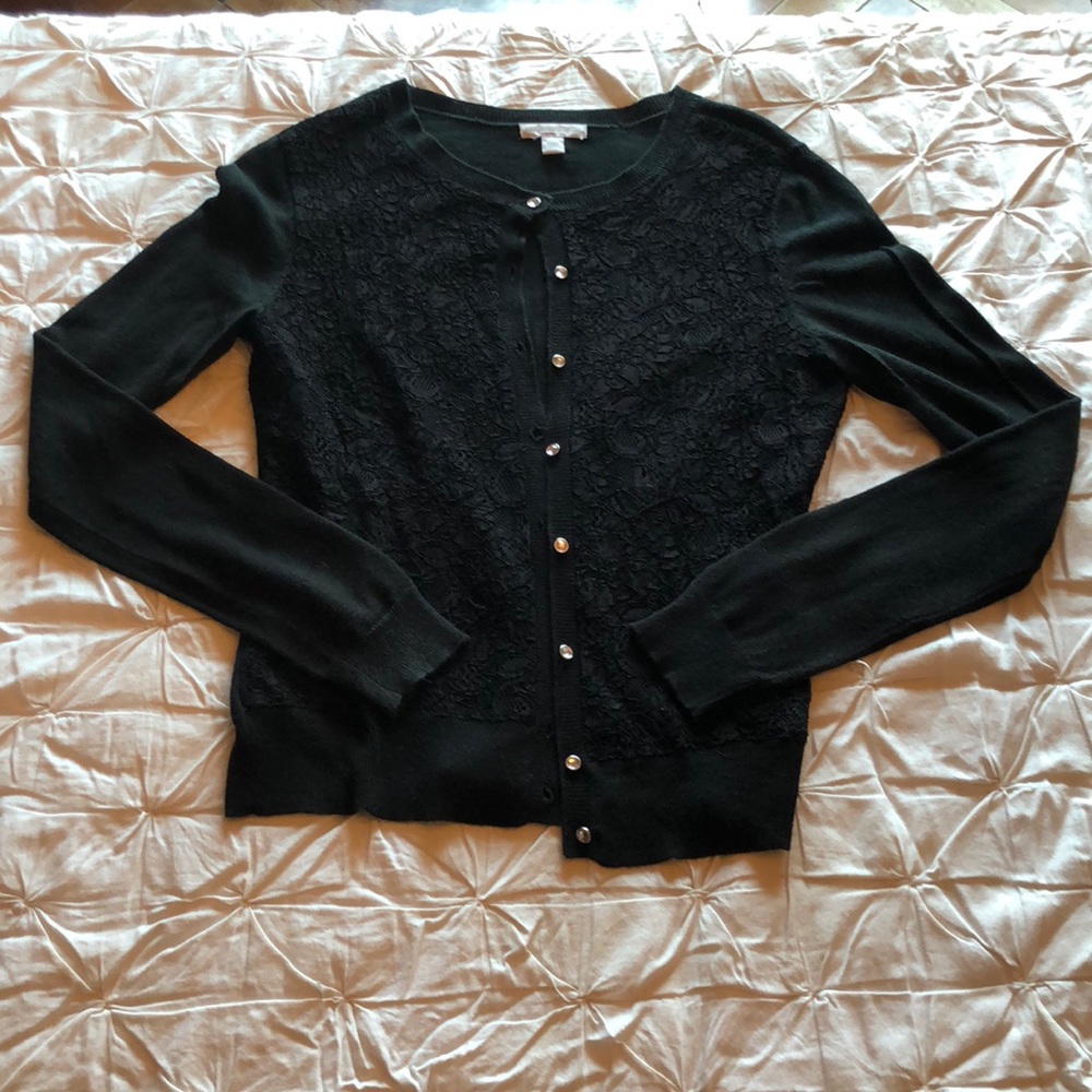 Black Lightweight Size Small Cardigan